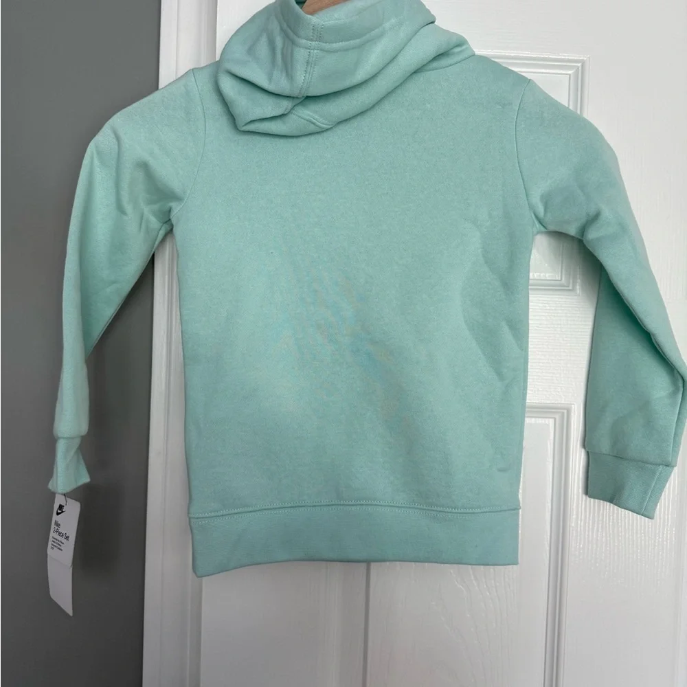 Nike Girls Aqua Blue Hoodie